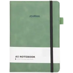 Poznámkový blok A5 journal green