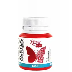 Akrylová barva Rosa Decor 20 ml –  07 Red