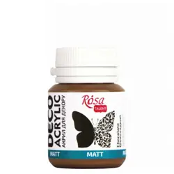 Akrylová barva Rosa Decor 20 ml –  46 chokolate