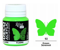 Akrylová barva Rosa Decor 20 ml –  192 Fluo green