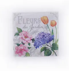 Ubrousky na dekupáž - fleurs - 1 ks