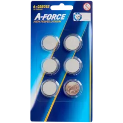 Knoflíkové baterie A-Force CR2032