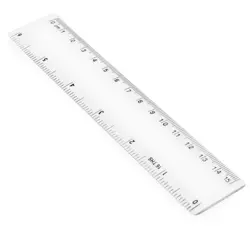 Pravítko 15cm Průhledné 