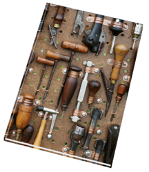 Záznamní kniha A4 96ls čtvereček nářádí