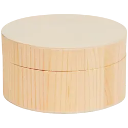 Dřevěná úložná dóza Srdce 