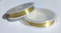 Dekorační drátek Ø0,3 mm zlatá