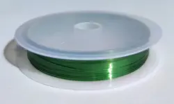 Dekorační drátek Ø0,3 mm  zelená