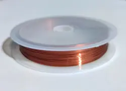 Dekorační drátek Ø0,3 mm  hnědá