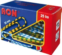 Dopisní spony aktové Zebra RON 473 50mm 25ks
