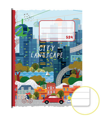  Sešit 524 A5 20ls linka