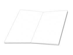 Sešit 448 A4 40ls tečkovaný Modrý 