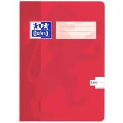 Školní sešit Oxford 544 linkovaný - 40 listů, A5 červená