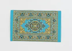 Koberec pro panenku nebesky modrá