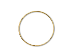 Kovový kruh na lapače snů 13cm zlatá