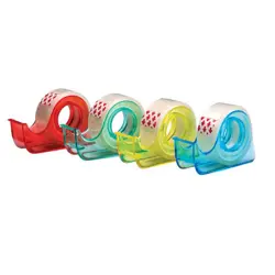 Průhledná páska COLOUR  Červená 