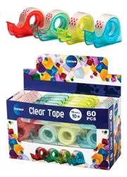 Průhledná páska COLOUR  Tyrkysová 