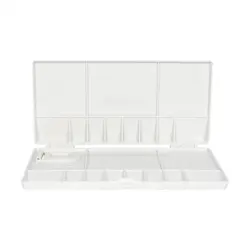 Plastová obdélníková profesionální skládací paleta 20x10x1,8cm D.K.ART & CRAFT