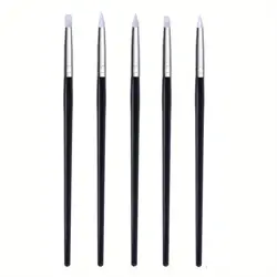 Sada 5 Štětců se Silikonovou Kaučukovou mini Špičkou