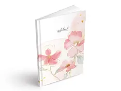 Záznamní kniha A6 100ls linka Květ 