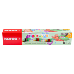 Prstové barvy Kores Dedi Kolor 6ks