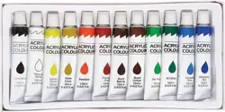  Akrylové barvy Centrum 12ks