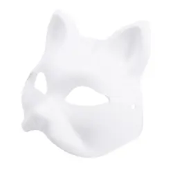 Kočičí maska – papírový polotvar k dozdobení 