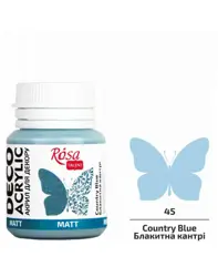 Akrylová barva Rosa Decor 20 ml –  45 Country blue