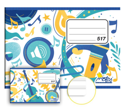  Sešit notový A5 8ls