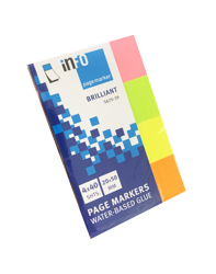 Samolepicí bloček 4x40ls neon