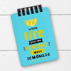 Blok kroužková vazba A7 When life gives you lemons make lemonade