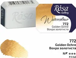 Akvarelová barva Rosa Gallery 2,5 ml –  772 golden ochre