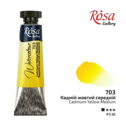 Akvarelová barva Rosa Gallery 10 ml – 703 cadmium yellow medium