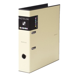 Pákový pořadač A4 70mm PASTELINi lamino žlutý