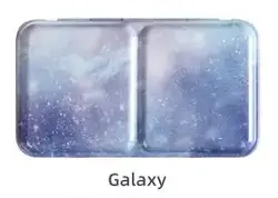 Akvarelová kazeta kovová Prázdná Galaxy