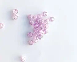 Korálek práskaný kulička 8mm levandulová