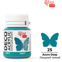 Akrylová barva Rosa Decor 20 ml – 25 azure deep