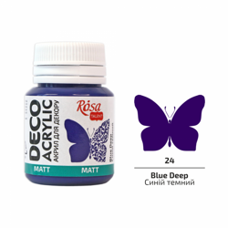 Akrylová barva Rosa Decor 20 ml – 24 blue deep