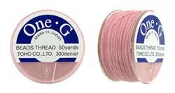 Toho One-G nylonová nit PT-50-5 růžová