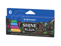  Popisovač Centropen 2590 metalické sada 6ks