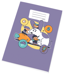 Sešit 423x A4 20ls linkovaný + čistý