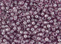 Rokajlové korálky - Round 11/0 : Transparent Lt Amethyst TR-11-6