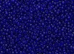 Rokajlové korálky Toho  - Round 15/0 :Transparent Cobalt  TR-15-8