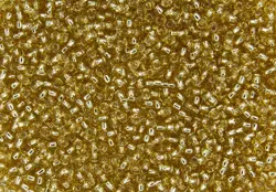 Rokajlové korálky Toho  - Round 15/0 : Silver-Lined Lt Topaz TR-15-22