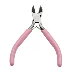 Štípací kleště s růžovou rukojetí 12,5 cm