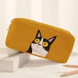 Penál s kočkou – 18,5 × 8 cm