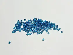 Sekané rokajlové korálky 2 mm – nebesky modrá (10 g)