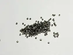 Sekané rokajlové korálky 2 mm – hematitové (10 g)