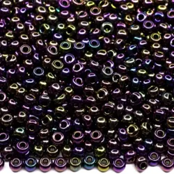 Preciosa rokajl 8/0 – duhový metalický Iris (59195), 10 g
