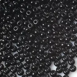 Preciosa rokajl 8/0 – černý lesklý (23980), 10 g