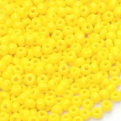 Preciosa rokajl 8/0 – žlutý neprůhledný (83110), 10 g